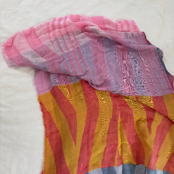 NWOT! Traits Paris Frioul N° 1 Silk and Cotton Scarf - Picture 5 of 9